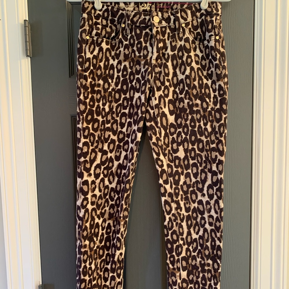 Kate Spade NY Bootcut Leopard Jeans